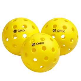 [RDY] [送料無料] Recruit by Onix Pickleball Pure Outdoor Balls (イエロー、3パック) [楽天海外通販] | Recruit by ONIX Pickleball Pure Outdoor Balls (Yellow, 3-Pack)