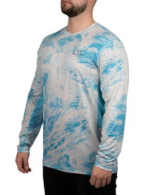 [送料無料] Realtree アスペクト クリスタルブルー メンズ ロングスリーブ パフォーマンス フィッシング Tシャツ [楽天海外通販] | Realtree Aspect Crystal Blue Men's Long Sleeve Performance Fishing Tee
