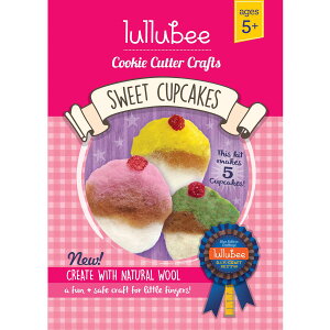 [RDY] [] Lullubee NbL[Jb^[ E[NtgZbg JbvP[L [yVCOʔ] | Lullubee Cookie Cutter Wool Craft Set, Cupcake