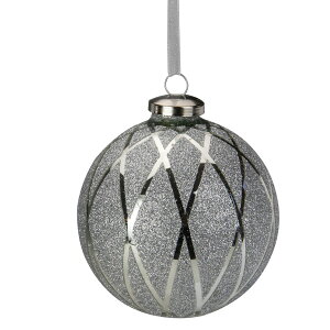 [RDY] [] Northlight Vo[KXNX}XpANZgI[igA5C` [yVCOʔ] | Northlight Silver Glass Christmas Decorative Accent Ornament, 5"