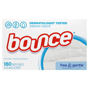 [RDY] [��������] Bounce �t���[���W�F���g�� �t�@�u���b�N�\�t�^�[ �h���C�V�[�g �q�����p 180������ [�y�V�C�O�ʔ�] | Bounce Free  Gentle Unscented Fabric Softener Dryer Sheets for Sensitive Skin, 180 Count