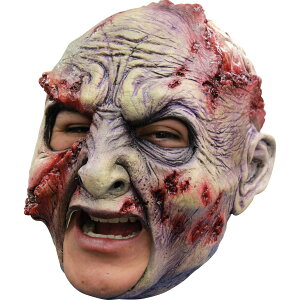 [RDY] [] ȂebNX}XN l̃nEB [yVCOʔ] | Rotted Chinless Latex Mask Adult Halloween Accessory