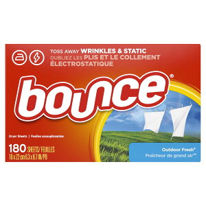 [RDY] [] Bounce _ܓhC[V[gi180jB [yVCOʔ] | Bounce Outdoor Fresh Scented Fabric Softener Dryer Sheets, 180 count