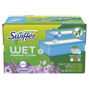 [RDY] [��������] Swiffer �X�C�[�p�[�E�F�b�g���b�v�p�b�h �l�֗p ���x���_�[�̍��� 38���� [�y�V�C�O�ʔ�] | Swiffer Sweeper Wet Mopping Pad Refills, Lavender Scent, 38 Count