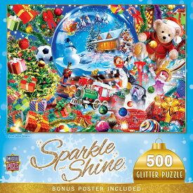 [送料無料] MasterPieces 500ピース・キラキラ・クリスマス・ジグソーパズル - Snow Globe Dreams [楽天海外通販] | MasterPieces 500 Piece Glitter Christmas Jigsaw Puzzle - Snow Globe Dreams