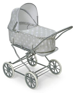 [] Badger Basket Just Like Mommy 3-in-1 Doll Pram/Carrier/Stroller - Grey/Polka Dots - iWXgECNE}~[ 3C1Eh[xr[J[/L[/xr[J[jB [yVCOʔ] | Badger Basket Just Like