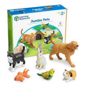 [RDY] [] Learning Resources W{ybg - 6s[XAj̎qƏ̎q2ΈȏAAq̂߂̓̃tBMAwԗc [yVCOʔ] | Learning Resources Jumbo Pets - 6 Pieces, Bo