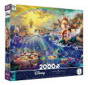 [送料無料] Ceaco - Thomas Kinkade - Disney -The Little Mermaid - 2000 Piece Interlocking Jigsaw Puzzle（リトル…