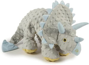 [] goDog fBmXtXNC[J[ʂ݁iEqpjA\tgŏvA݂ɂAD - O[A [yVCOʔ] | goDog Dinos Frills Squeaker Plush Pet Toy for Dogs