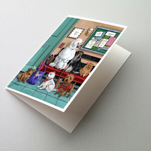 [RDY] [] Caroline's Treasures ̏bKO[eBOJ[hAtA5" x 7"i8JEgj [yVCOʔ] | Caroline's Treasures Dogs Vet Visit Greeting Cards with Envelopes, 5" x 7" (8 Count)