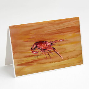[RDY] [��������] Caroline's Treasures Crawfish Hot and Spicy Greeting Cards with Envelopes, 5 x 7 (8 Count) [�y�V�C�O�ʔ�] | Caroline's Treasures Crawfish Hot and Spicy Greeting Cards with Envelopes, 5 x 7 (8 Count)