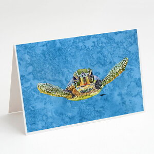 [RDY] [��������] Caroline's Treasures Turtle Coming at you Greeting Cards with Envelopes, 5" x 7" (8 Count) [�y�V�C�O�ʔ�] | Caroline's Treasures Turtle Coming at you Greeting Cards with Envelopes, 5" x 7" (8 Count)