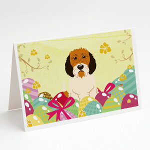 [RDY] [] Caroline's Treasures Petit Basset Griffon Veenden Easter Eggs Greeting Cards with Envelope, 5" x 7" (8 Count) [yVCOʔ] | Caroline's Treasures Petit Basset Griffon Veenden Easter Eggs Greeting Cards with Envelopes, 5" x 7"
