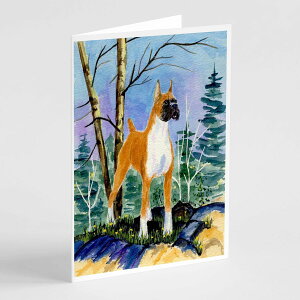 [RDY] [��������] Caroline's Treasures Boxer Greeting Cards with Envelopes, 5 x 7 (8 Count) [�y�V�C�O�ʔ�] | Caroline's Treasures Boxer Greeting Cards with Envelopes, 5 x 7 (8 Count)