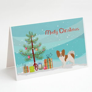 [RDY] [] Caroline's Treasures ps NX}X O[eBOJ[h tA5C` x 7C`i8JEgj [yVCOʔ] | Caroline's Treasures Papillon Christmas Greeting Cards with Envelopes,