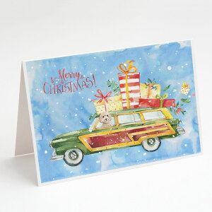 [] Caroline's Treasures Champagne Cockapoo Christmas Greeting Cards with Envelope, 5" x 7" (8 Count)iVpERJv[ENX}XEO[eBOJ[hjB [yVCOʔ] | Caroline's Treasures C
