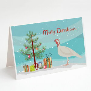 [RDY] [] Caroline's Treasures Beltsville Small White Turkey Hen Christmas Christmas Greeting Cards with Envelopes, 5" x 7" (8 Count) [yVCOʔ] | Caroline's Treasures Beltsville Small White Turkey Hen Christmas Christmas Greeting Ca