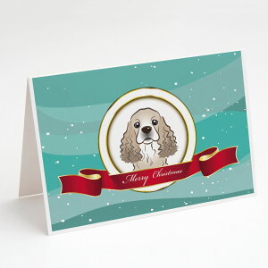[RDY] [] Caroline's Treasures Cocker Spaniel NX}XJ[hitjA5C` x 7C`i8JEg [yVCOʔ] | Caroline's Treasures Cocker Spaniel Christmas Greeting Cards with Envelopes, 5" x 7" (8 C