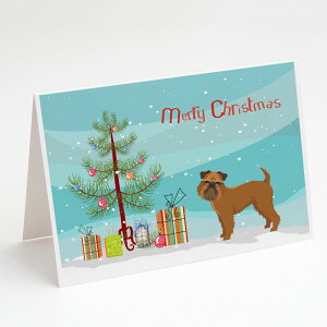 [RDY] [] Caroline's Treasures ubZOtH̃NX}XJ[hitjA5C` x 7C`i8JEg [yVCOʔ] | Caroline's Treasures Brussels Griffon Christmas Greeting Cards with