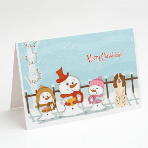 [RDY] [] Caroline's Treasures Merry Christmas Carolers Russian Spaniel Christmas Greeting Cards with Envelopes, 5" x 7" (8 Count)i[NX}XL[YVAXpjGNX}XO[eBOJ