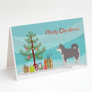 [��������] Caroline's Treasures Pomsky Christmas Greeting Cards with Envelopes, 5" x 7" (8 Count) [�y�V�C�O�ʔ�] | Caroline's Treasures Pomsky Christmas Greeting Cards with Envelopes, 5" x 7" (8 Count)