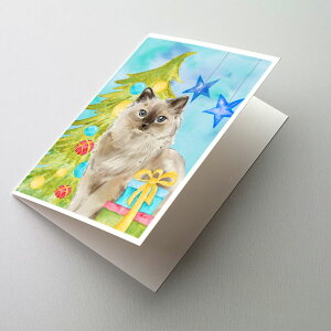 [RDY] [] Caroline's Treasures Oh[ NX}XJ[hitjA5C` x 7C`i8JEg [yVCOʔ] | Caroline's Treasures Ragdoll Christmas Greeting Cards with Envelopes, 5" x 7" (8 Count)