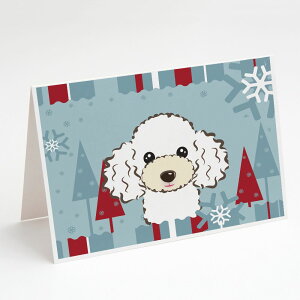 [] Caroline's Treasures EB^[v[hENX}XEO[eBOJ[hitjA5C` x 7C`i8JEg [yVCOʔ] | Caroline's Treasures Winter Poodle Christmas Greet