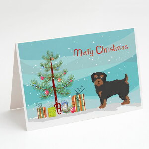 [RDY] [] Caroline's Treasures [L[v[ NX}X̃O[eBOJ[hitjA5C` x 7C`i8JEg [yVCOʔ] | Caroline's Treasures Yorkiepoo Christmas Greeting Cards with
