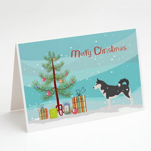 [] Caroline's Treasures VxAnXL[ NX}X tO[eBOJ[h 5C` x 7C`i8gj [yVCOʔ] | Caroline's Treasures Siberian Husky Christmas Christmas Greeting
