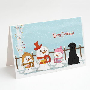 [RDY] [��������] Caroline's Treasures Merry Christmas Carolers Giant Schnauzer Christmas Greeting Cards with Envelope, 5" x 7" (8 Count)�i�����[�N���X�}�X �L�������[�Y �W���C�A���g �V���i�E�U�[ �N���X�}�X �O���[�e