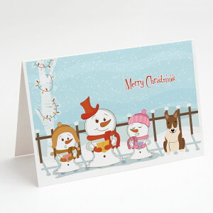 [RDY] [��������] Caroline's Treasures Merry Christmas Carolers Bull Terrier Brindle Christmas Greeting Cards with Envelopes, 5" x 7" (8 Count)�i�����[�N���X�}�X �L�������[�Y �u���e���A �u�����h�� �N���X�}�X �O���[�e