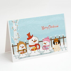 [RDY] [��������] Caroline's Treasures Merry Christmas Carolers Petit Basset Griffon Veenden Christmas Greeting Cards with Envelopes, 5" x 7" (8 Count)�i�����[�N���X�}�X �L�������[�Y �v�e�B�o�Z�b�g �O���t�H�� ���F���f��