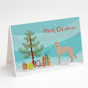 [] Caroline's Treasures Tan Longdog NX}XJ[hitjA5C` x 7C`i8JEg [yVCOʔ] | Caroline's Treasures Tan Longdog Christmas Greeting Cards with Envelopes, 5" x 7" (8 Count)