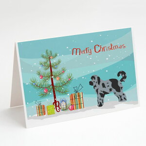 [] Caroline's Treasures Aussiedoodle NX}XJ[hitjA5C` x 7C`i8JEg [yVCOʔ] | Caroline's Treasures Aussiedoodle Christmas Greeting Cards with Envelopes, 5" x 7" (8 Count