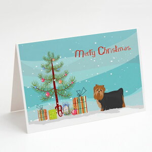 [RDY] [] Caroline's Treasures [NV[eA NX}XJ[hitjA5C` x 7C`i8JEg [yVCOʔ] | Caroline's Treasures Yorkshire Terrier Christmas Greeting Cards with Envelop