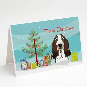 [RDY] [] Caroline's Treasures oZbgnEhENX}XEO[eBOJ[hitjA5C` x 7C`i8JEg [yVCOʔ] | Caroline's Treasures Basset Hound Christmas Greeting