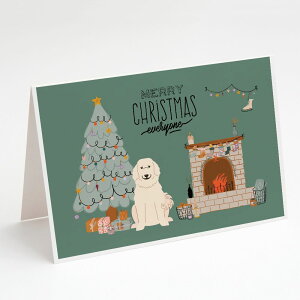 [] Caroline's Treasures O[gsl[[̃NX}XJ[hitjA5C` x 7C`i8JEg [yVCOʔ] | Caroline's Treasures Great Pyrenese Christmas Greeting Cards with Envelope
