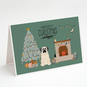 [RDY] [] Caroline's Treasures }XeBtNX}XO[eBOJ[hitjA5C`x7C`i8JEg [yVCOʔ] | Caroline's Treasures Mastiff Christmas Greeting Cards with Envelopes,