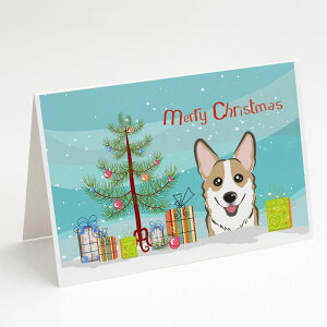 [] Caroline's Treasures Z[uER[M[ENX}XEO[eBOJ[hAtA5C`x7C`i8JEgj [yVCOʔ] | Caroline's Treasures Sable Corgi Christmas Greeting