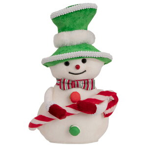 [RDY] [] 10C` Xm[} with LfBP[ NX}XtBMA [yVCOʔ] | 10" Snowman with Candy Cane Christmas Figure
