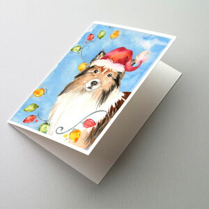 [RDY] [] Caroline's Treasures VFeB NX}XJ[hitjA5C` x 7C`i8JEg [yVCOʔ] | Caroline's Treasures Sheltie Christmas Greeting Cards with Envelopes, 5" x 7" (8 Count)