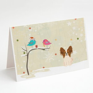 [RDY] [] Caroline's Treasures ps NX}X O[eBOJ[h tA5C` x 7C`i8JEgj [yVCOʔ] | Caroline's Treasures Papillon Christmas Greeting Cards with Envelopes,