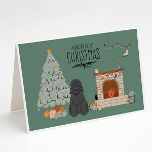 [] Caroline's Treasures u[rGEfEth NX}XJ[hitjA5C` x 7C`i8JEg [yVCOʔ] | Caroline's Treasures Bouvier des Flandres Christmas Greeting Cards
