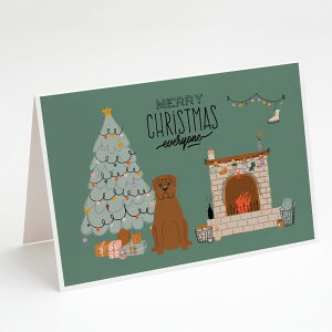[��������] Caroline's Treasures Dogue de Bourdeaux Christmas Greeting Cards with Envelopes, 5" x 7" (8 Count) [�y�V�C�O�ʔ�] | Caroline's Treasures Dogue de Bourdeaux Christmas Greeting Cards with Envelopes, 5" x 7" (8 Count)