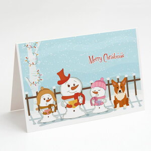 [RDY] [] Caroline's Treasures Merry Christmas Carolers Corgi Christmas Greeting Cards with Envelopes, 5" x 7" (8 Count) [yVCOʔ] | Caroline's Treasures Merry Christmas Carolers Corgi Christmas Greeting Cards with Envelopes, 5" x 7