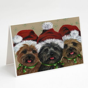 [] Caroline's Treasures PA[EeÃNX}XEO[eBOJ[hitjA5C` x 7C`i8JEg [yVCOʔ] | Caroline's Treasures Cairn Terrier Christmas Greeting