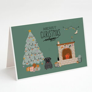 [RDY] [] Caroline's Treasures pO NX}XJ[hitjA5C` x 7C`i8JEg [yVCOʔ] | Caroline's Treasures Pug Christmas Greeting Cards with Envelopes, 5" x 7" (8 Count)