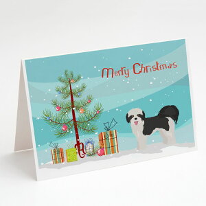 [��������] Caroline's Treasures Zuchon Christmas Greeting Cards with Envelopes, 5" x 7" (8 Count) [�y�V�C�O�ʔ�] | Caroline's Treasures Zuchon Christmas Greeting Cards with Envelopes, 5" x 7" (8 Count)