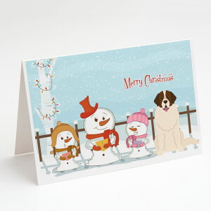 [��������] Caroline's Treasures Merry Christmas Carolers Moscow Watchdog Christmas Greeting Cards with Envelopes, 5" x 7" (8 Count) [�y�V�C�O�ʔ�] | Caroline's Treasures Merry Christmas Carolers Moscow Watchdog Christmas Greeting Cards wi