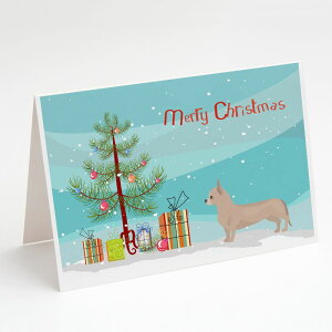 [RDY] [��������] Caroline's Treasures Tan Chiweenie Christmas Greeting Cards with Envelop, 5" x 7" (8 Count) [�y�V�C�O�ʔ�] | Caroline's Treasures Tan Chiweenie Christmas Greeting Cards with Envelopes, 5" x 7" (8 Count)